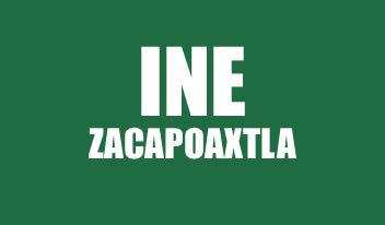 INFO INE DE ZACAPOAXTLA