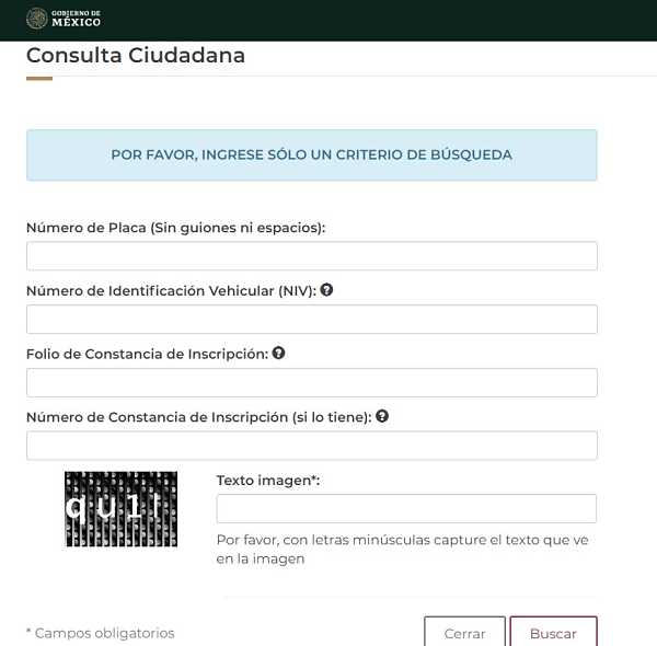 consultar el Repuve cdmx