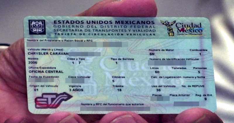 Cómo saber si mi tarjeta de circulación es falsa en cdmx