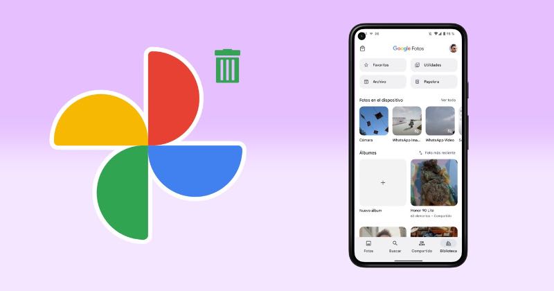 Cómo recuperar fotos borradas de Google Fotos