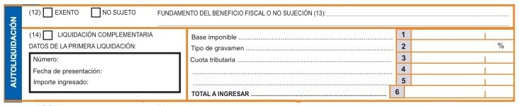 cómo rellenar el modelo 620