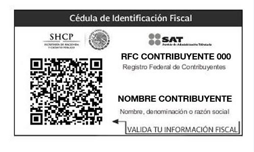 Cédula de identificación fiscal