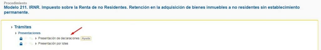 Cómo rellenar el Modelo 211