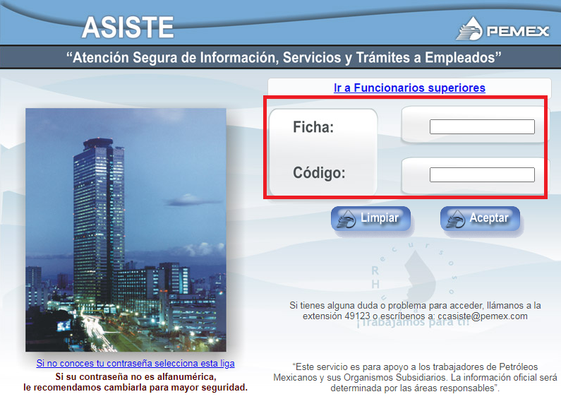 acceder al login