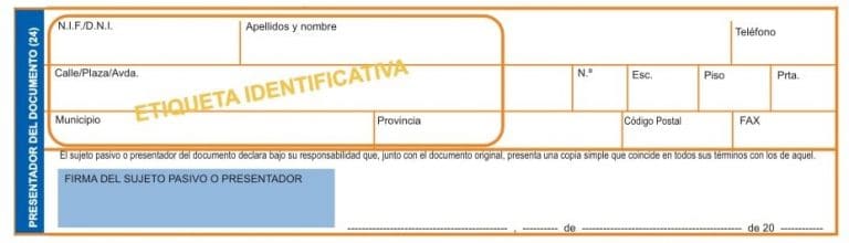 Cómo rellenar el Modelo 600