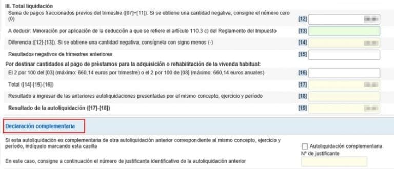 Cómo rellenar el Modelo 130